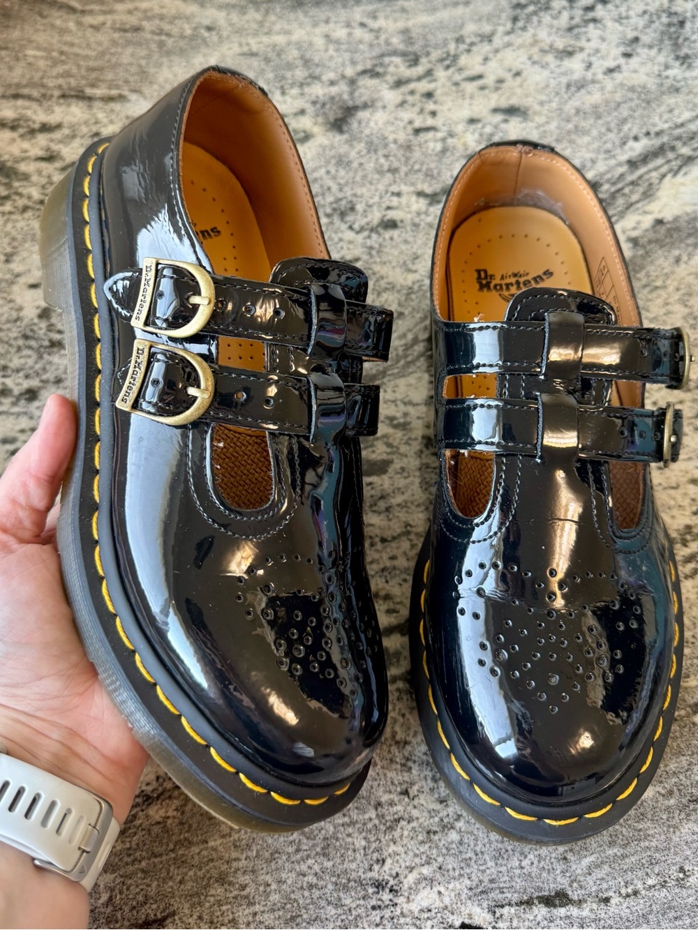 Dr. Martens 8065 Patent Leather Mary Jane. L 7. EUC!
